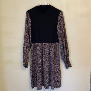 Long sleeve floral dress